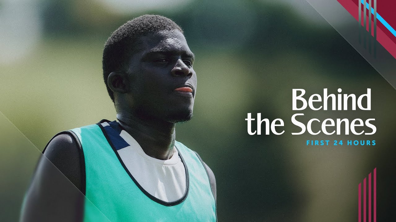 El Hadji Malick Diouf's First Day in Claret & Blue | Behind the Scenes