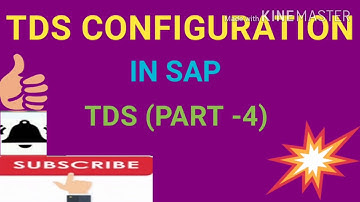 SAP - FICO ( Session-52) TDS CONFIGURATION IN SAP FICO ( TDS PART - 4) | SAPFICO REALTIME TRAINING
