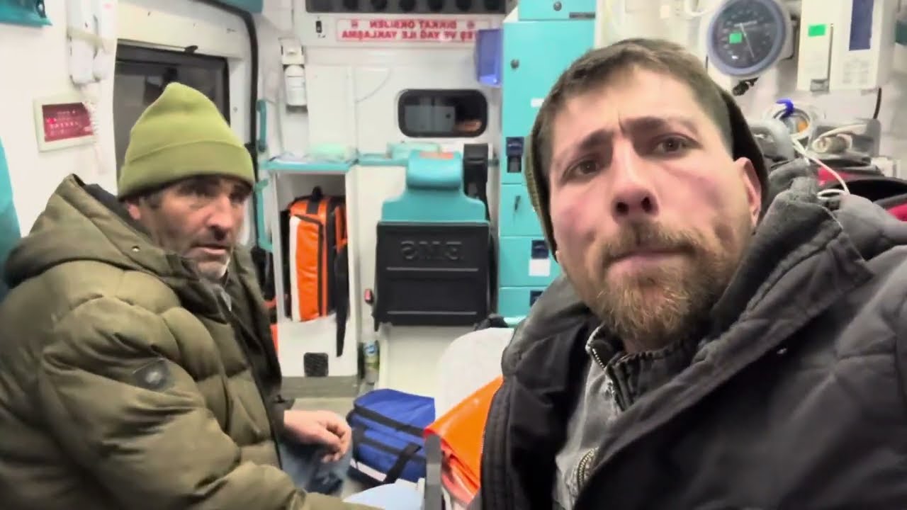 ÇOK BÜYÜK OLAY ÇIKTI KÖYE AMBULANS GELMEK ZORUNDA KALDI