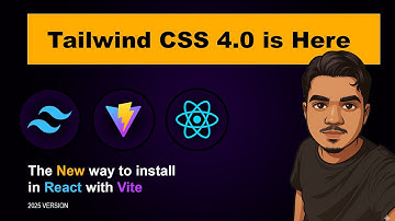 Tailwind CSS v4.1 : The NEW way to install with Vite + React (2025)