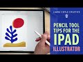 Using the Pencil Tool in Adobe Illustrator on the iPad