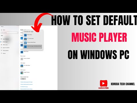 How To Set A Default Music (Media) Player On Windows PC