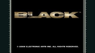 Black (PS2) Opening Credits & Main Menu