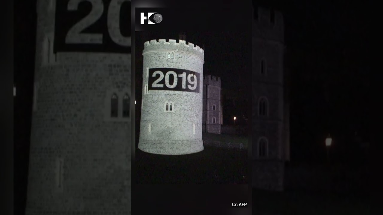 Images of Trump and Jeffrey Epstein beamed on Windsor Castle ahead of US president's visit