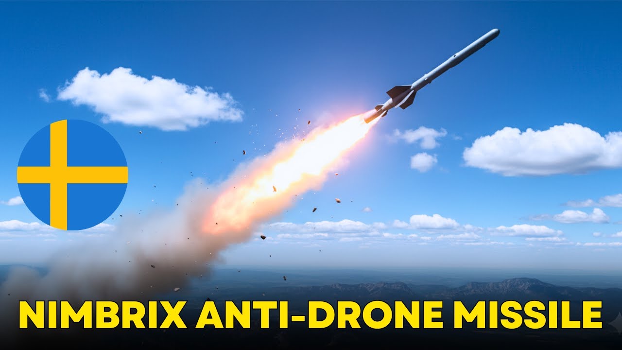 Saab has developed a new anti-drone missile, Nimbrix - YouTube