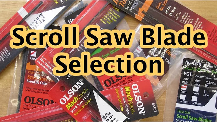 Scroll Saw Blade Selection