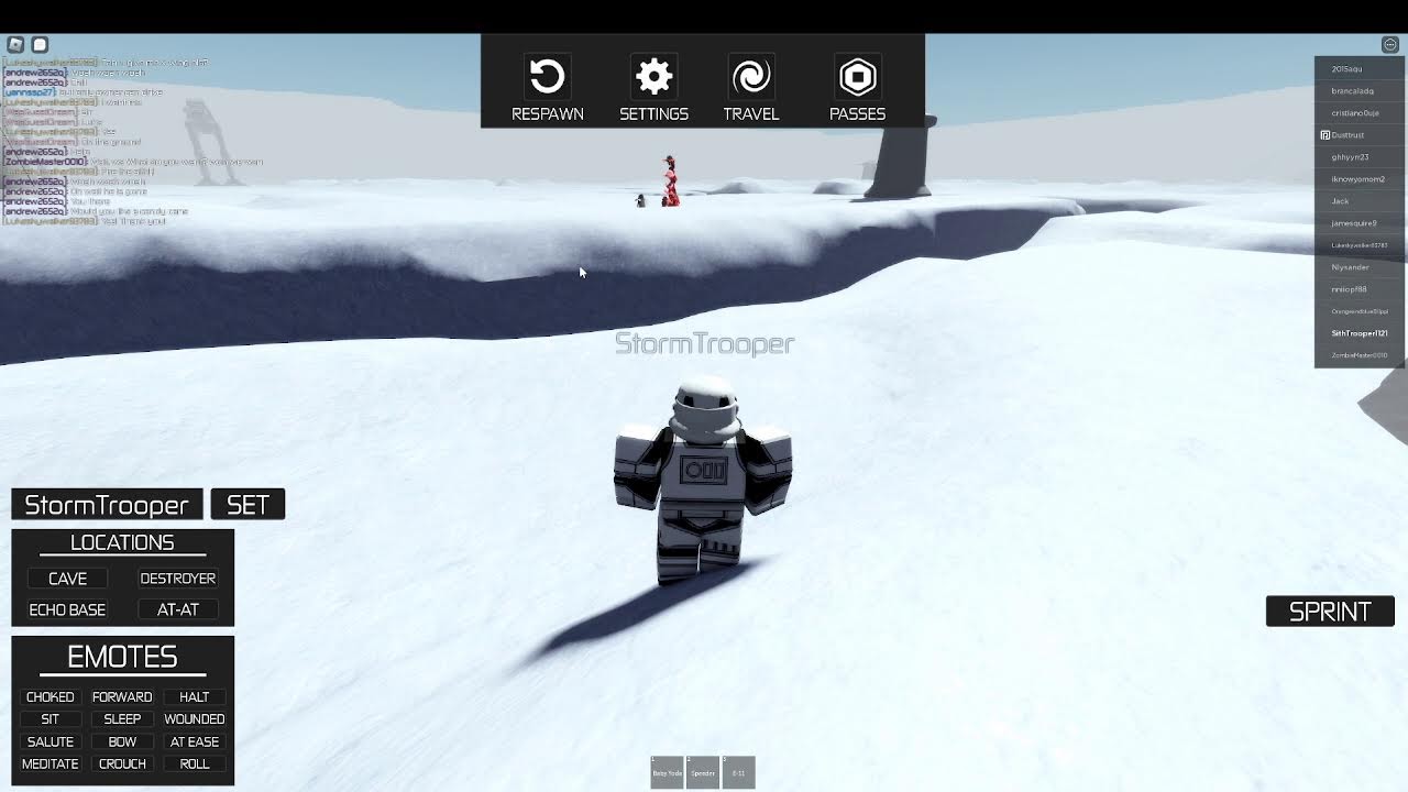 ROBLOX on the computer! (Star wars galaxy Roleplay)