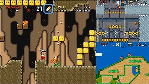 SMW Standard Normal romhack SMW with Levels from NSMB Part 1