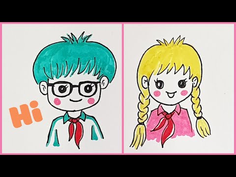Video Vẽ hình chibi cute đơn giản - youtube