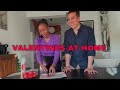 This is what we did for valentines at home. Turned out fun