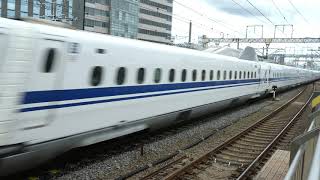 10連発【高速通過】静岡駅を通過する東海道新幹線  2019.7.26