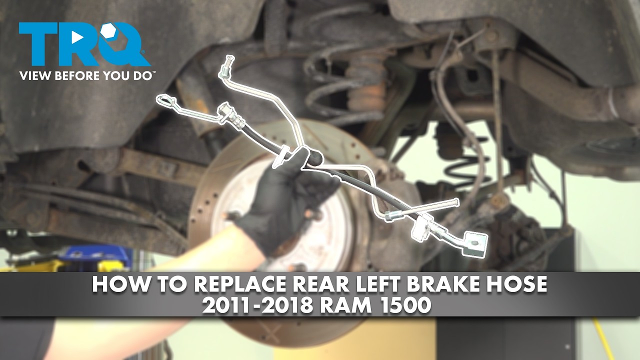 How to Replace Left Rear Brake Hose 2011-2018 Ram 1500 - YouTube