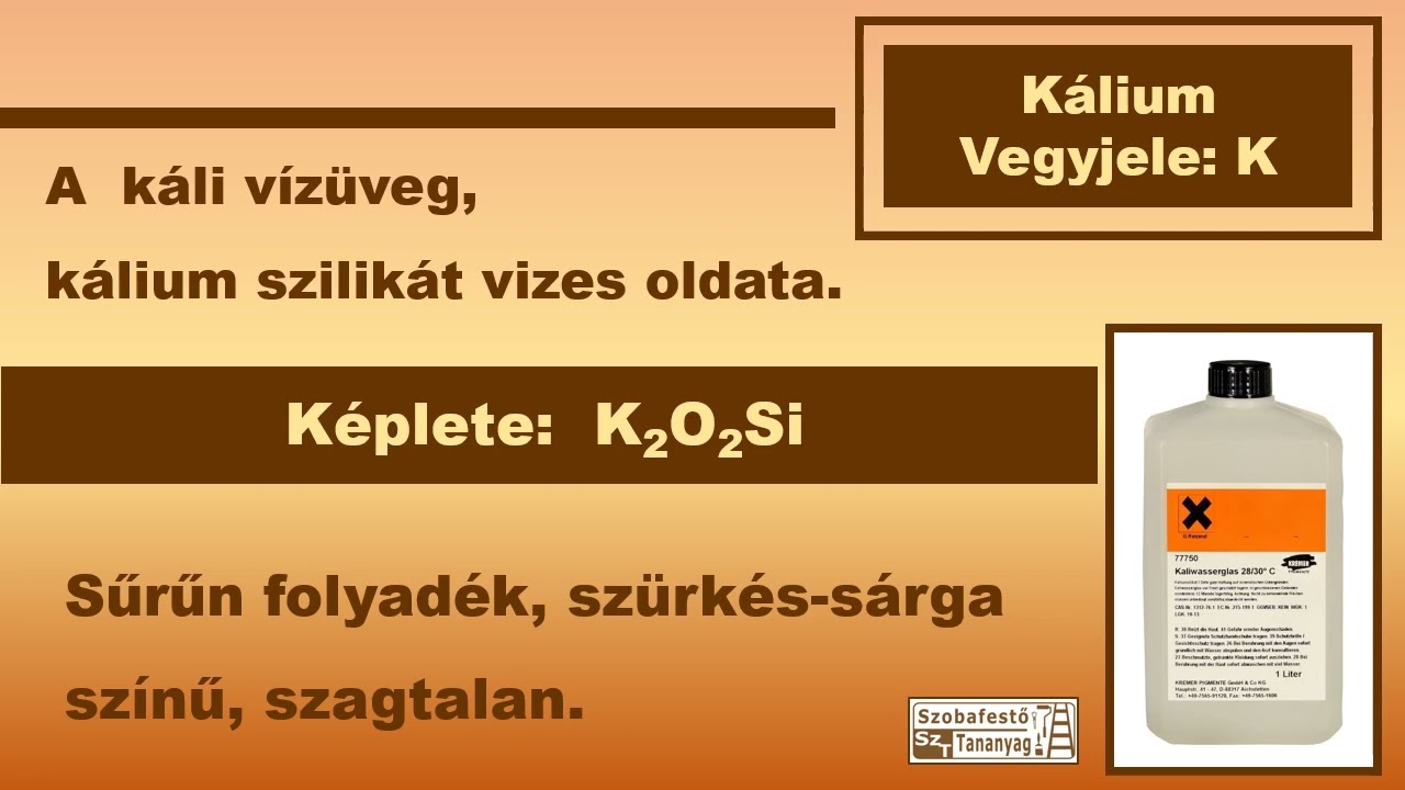 samottpor és vízüveg használata