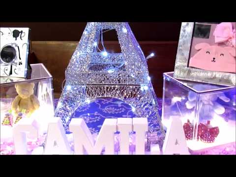 Faos Events Decoracion Para Baby Shower Color Morado Y Rosa Youtube
