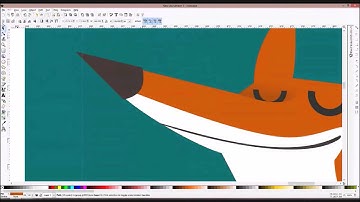 Fox character design with Inkscape - time-lapse