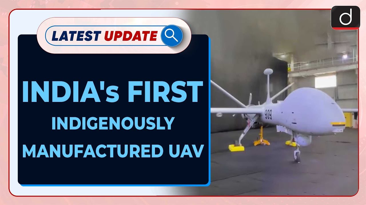 India's first indigenously manufactured UAV Flagged Off | Latest update ...