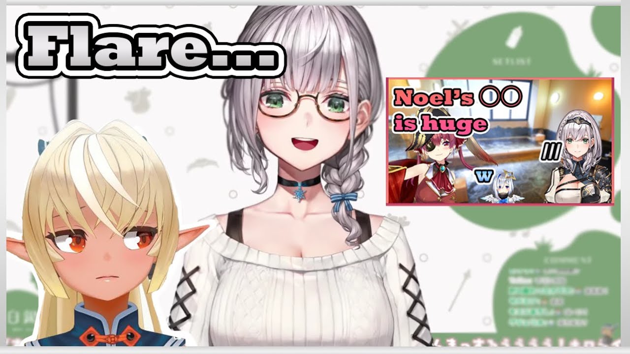 Noel talks about the bath stream and about Flare【Hololive | Eng Sub 】