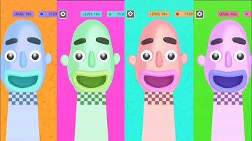 Sandwich runner 🍔🍔: 4X colour reaction gameplay walkthrough Android iOS New Update | Multiple screen