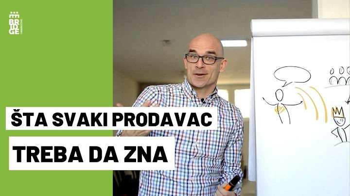 Šta svaki prodavac treba da zna?