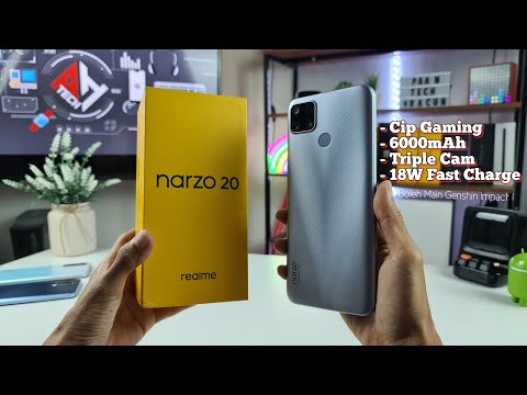 realme narzo 20 ! RM549 Dapat Cip Gaming Dengan Bateri 6000mAh -Test PUBG,CODM,Genshin Impact