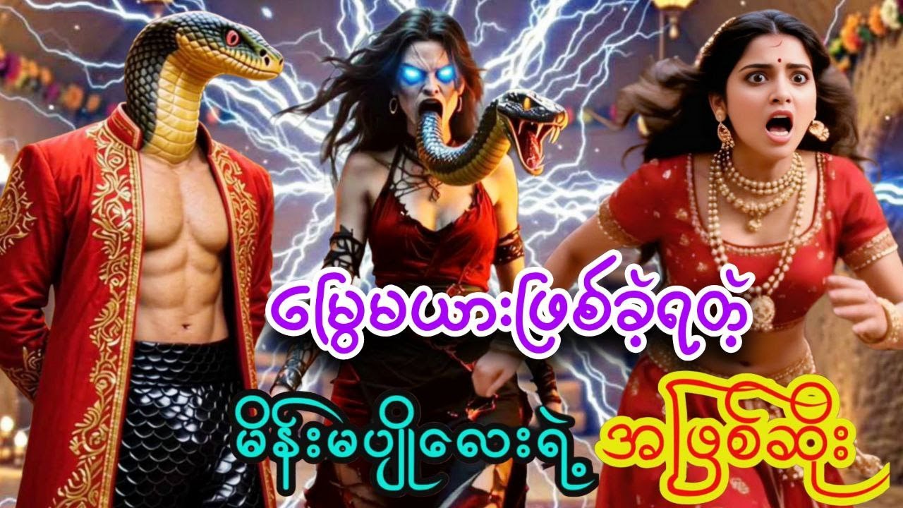 မြွေစုန်းမ ကျိန်စာ | မြွေမယားဖြစ်ခဲ့တဲ့ မိန်းကလေးရဲ့အဖြစ်ဆိုး 🐍