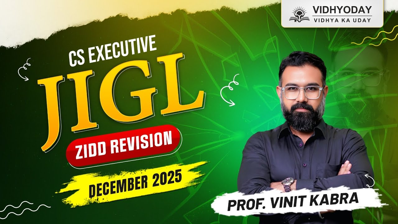 LIMITATION ACT & ADMINISTRATIVE LAW | JIGL I DECEMBER 2025 I PROF. VINIT KABRA