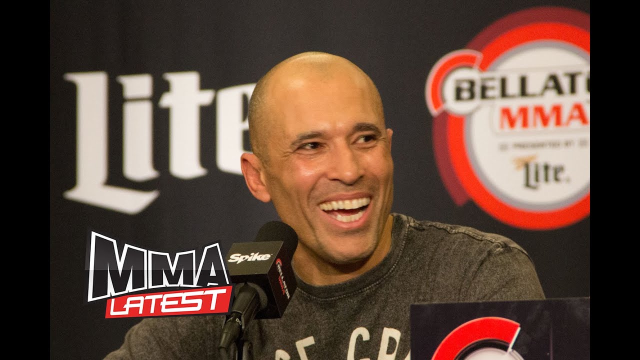 "My first knockout!" Royce Gracie celebrates backstage at Bellator