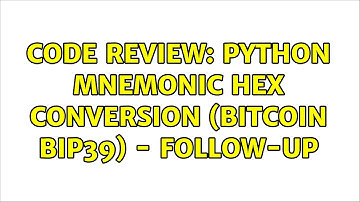 Code Review: Python mnemonic hex conversion (Bitcoin BIP39) - follow-up