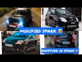 Modified Chevrolet spark with fog lemp & basstube in India | #modified #spark ￼