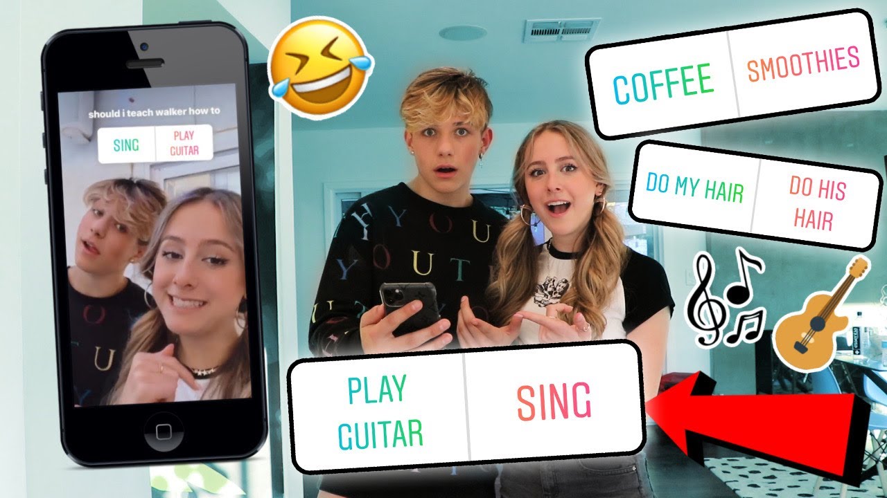 Instagram Controls My Life For A Day! **24 HOUR CHALLENGE** 🎸📱 | Capri Everitt ft. Walker Bryant