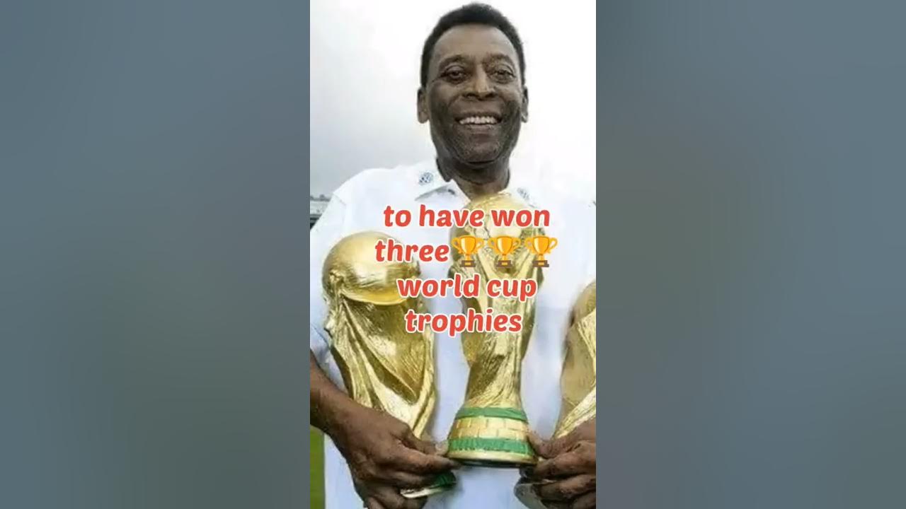 The only footballer to play in three World Cups with three