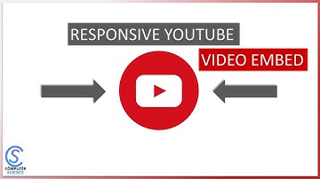Responsive Embedded Youtube Video In html file | HTML | CSS | Computer Science