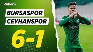 Bursaspor 6-1 Ceyhanspor | Türkiye Kupası 3. Tur Maçı | MAÇIN GENİŞ ÖZETİ