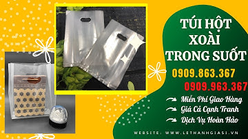 SẢN XUẤT TÚI HỘT XOÀI TRONG SUỐT GIÁ RẺ SẴN SỐ LƯỢNG