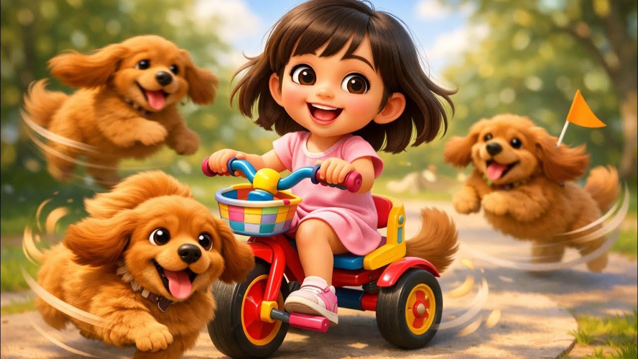 Kring-Kring Ada Sepeda 🚲  -  Heli Guk Guk Guk 🦮 | Lagu Anak Indonesia Populer