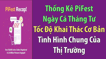 Pi Network: Thống Kê PiFest Ngày Cá Tháng Tư - Tốc Độ Khai Thác Cơ Bản - Tình Hình Chung Thị Trường.