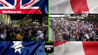 Australia And England Fans Go Head-To-Head During Semifinal Espn Fc