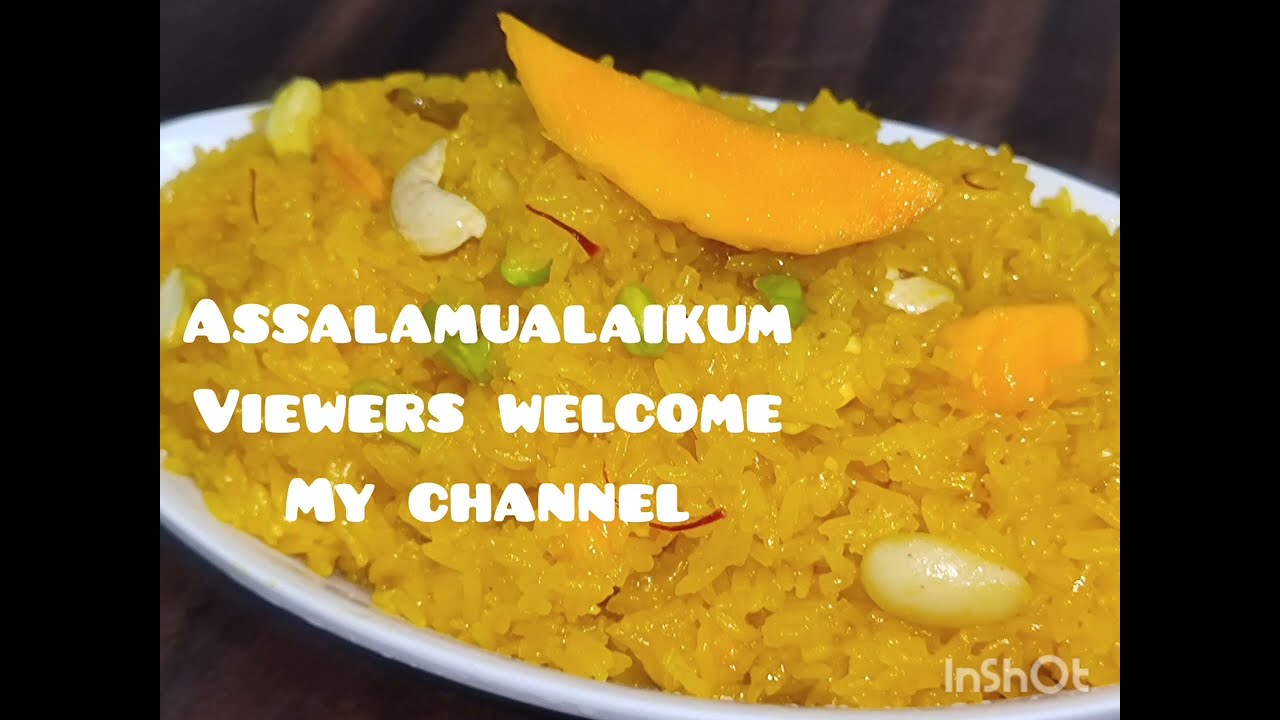 Mouth watering and delicious | Mango zarda Recipe |  by spice and sweet symphony !!!