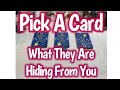 💌Pick A Card🔮 What Your Person Is Hiding From You 🤭🤯🧿🧨🤩😬😎😇