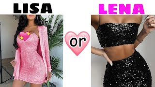 Lisa Or Lena Pink Vs Black