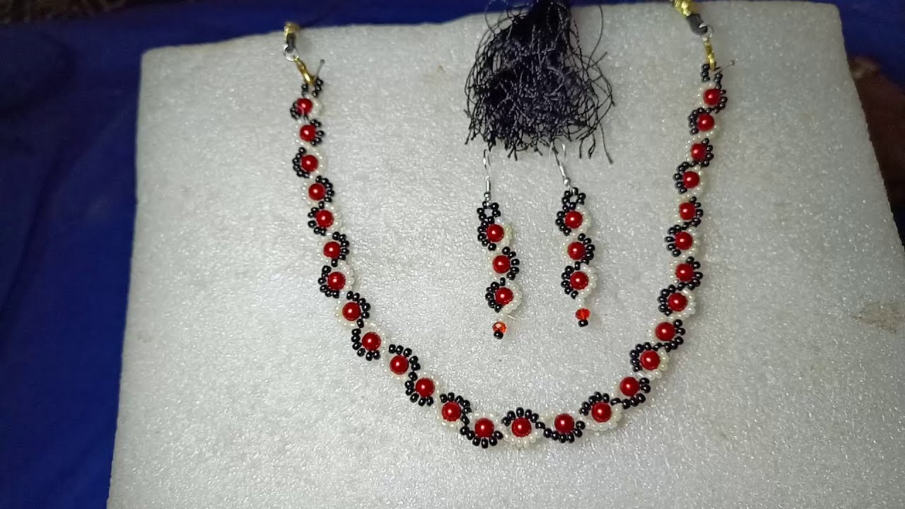 Fancy Jewelry making Handmade Earring and Necklace making tutorial