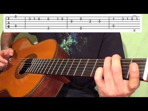 Easy Fingerstyle Guitar Lesson For Beginners - Bard Song Intro