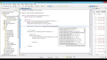 Bangla Android Apps Development Video Tutorials 12 How Add or Make auto sound in Splash Screen