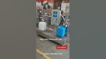 máy chiết thùng nước giặt hoá chất