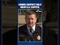Armed Man in Tactical Gear Storms Toward US Capitol, Arrested With Loaded Shotgun | #uscapitol