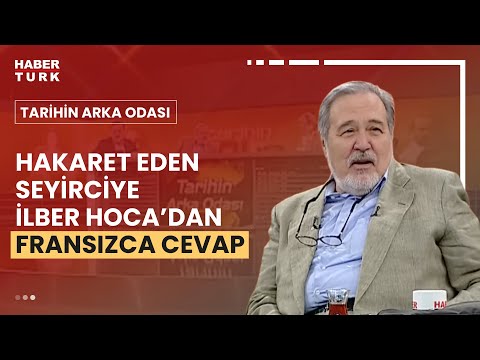 İlber Hoca'dan hakaret eden seyirciye Fransızca cevap