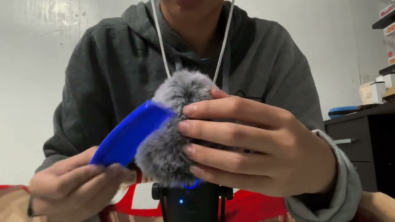 ASMR lice checking and plucking