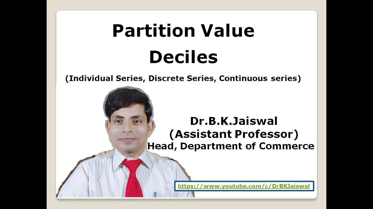 Partition Value Deciles YouTube