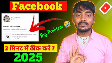 Facebook false information and physical harm problem Solved in 2 minutes? @SatyamMind