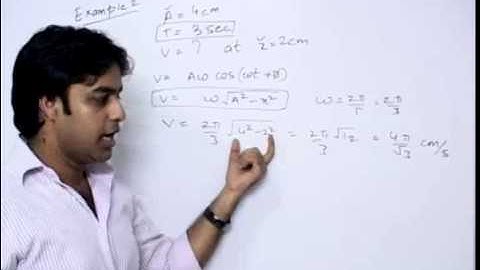 Basic Questions of Simple Harmonic Motion Part-4